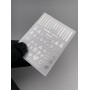 Стикер Dream Nails 3D/Silicone-7 серебро